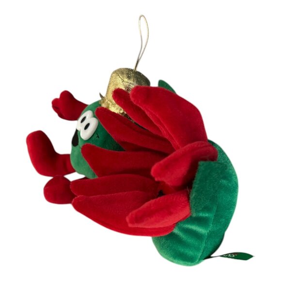 VTG Set of 2 Merry Beans Plush Ornaments – Dandee International Christmas Charac - Picture 3 of 6